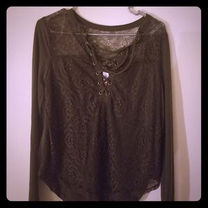 Olive womens blouse